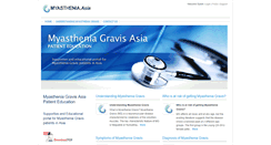 Desktop Screenshot of myasthenia.asia